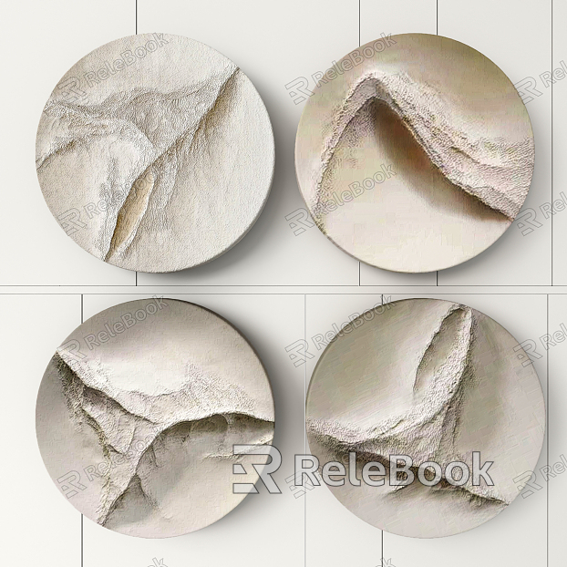 Modern Round Frame Wall Decoration Hanging Picture Combination model