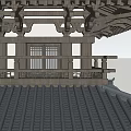 Traditional Multi Story Pagoda With Overhanging Eaves Golden Spire And Balconies