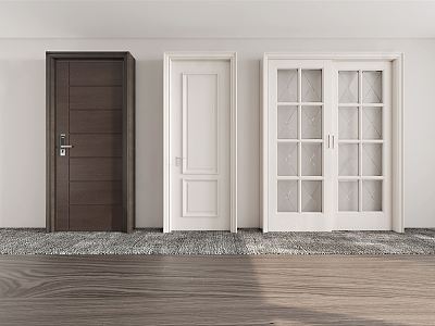 American-style swing door single door model