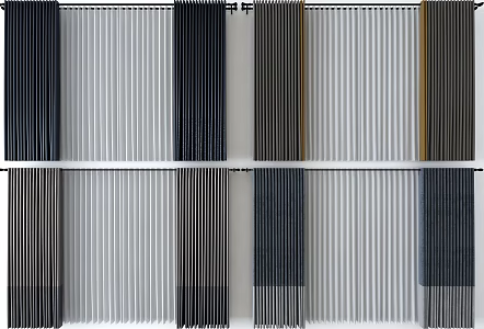 Modern Curtains 3d model