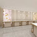 Elegant Modern Jewelry Store Interior Design With Glass Display Counters And Elegant Lighting Decorative Elements