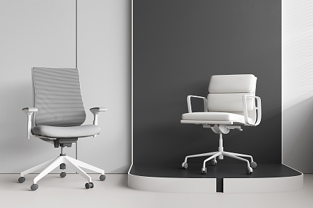 Rotating Office Chair Leather Office Chair Fabric Office Chair Lifting Office Chair 3d model