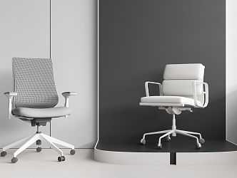 Rotating Office Chair Leather Office Chair Fabric Office Chair Lifting Office Chair 3d model