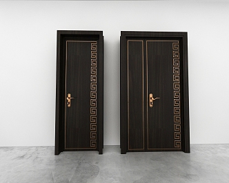 Door combination 3d model