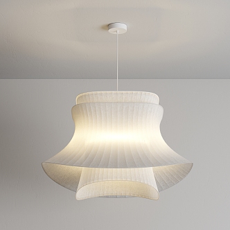 Quiet wind chandelier cream chandelier special-shaped chandelier decorative chandelier 3d model