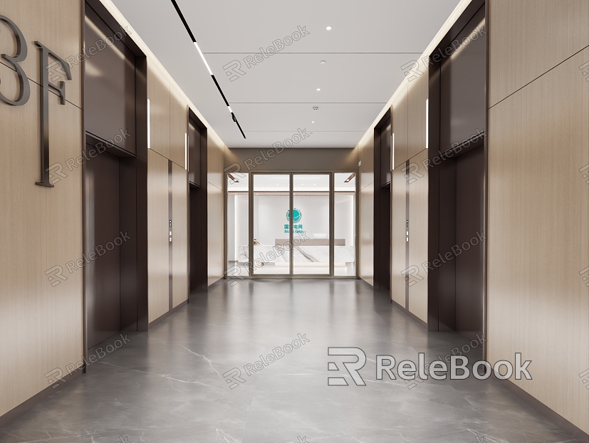 Elevator hall model