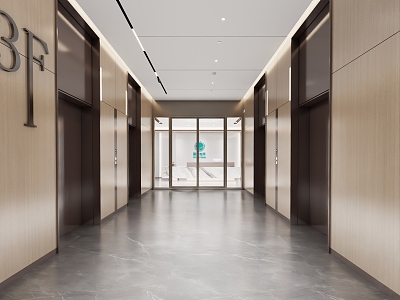 Elevator hall model