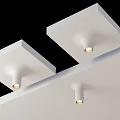 Modern Recessed Downlights and Spotlights for Ceiling Illumination in Home Interior