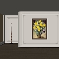 American decorative painting 3d model