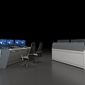 Monitoring console 3d model