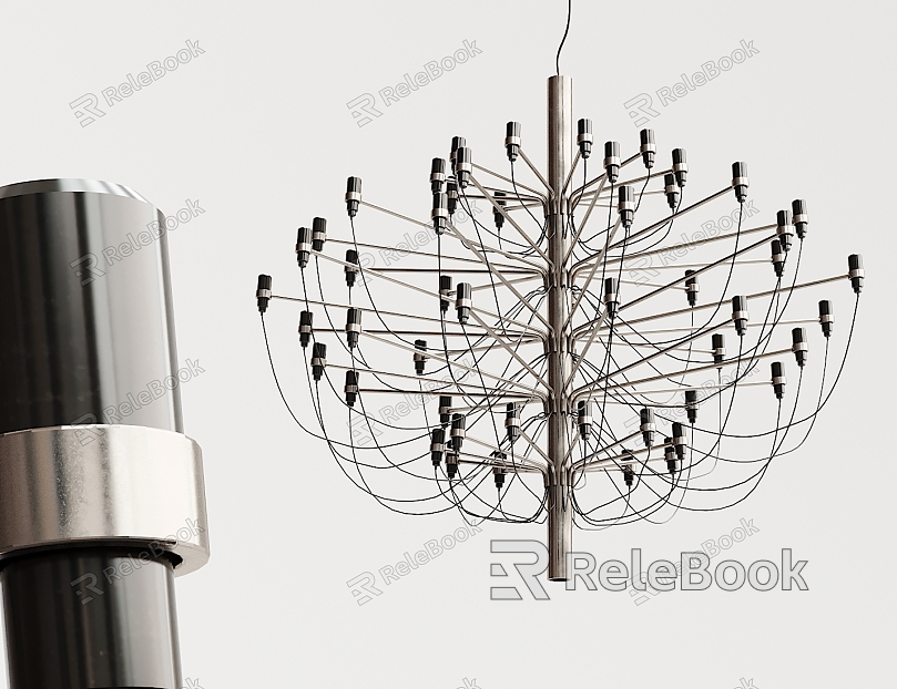 Modern chandelier multi-head chandelier model