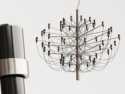 Modern chandelier multi-head chandelier model