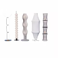 Modern Chandelier Collection Featuring Spiral Wave And Cylindrical Design Styles