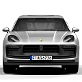 Silver Porsche SUV Exterior Design With Sporty Front Rear Views And Alloy Wheels
