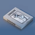 Books Magazine Featuring Round Black Frame Glasses On Light Blue Background With Shadow