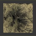 Detailed Mountainous Terrain 3D Model With Natural Texture And Elevation Features