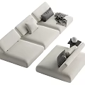 Modern Multiplayer Sofa Module 3d model