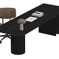 Desk and chair combination 3d model