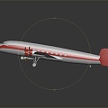 Modern Aircraft Old Civil Aircraft Old Commercial Aircraft 3d model