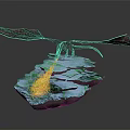 Realistic Dragon With Extended Wings Standing On Icy Surface Spitting Flame