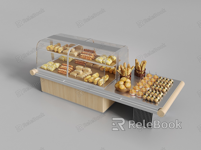 Bread Display Cabinet model