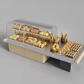 Bread Display Cabinet 3d model