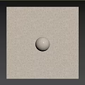 Spherical Off White Textured Decorative Component For Home Interior Design