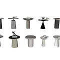 Several combinations of sides and corners 3d model