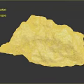 Natural Wood Stone Decorative Material With Rough Surface Texture And Golden Brown Color