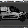 Car Van Commercial Vehicle Vehicle Vauxhall Super Realistic High Precision Film and Television Car 3d model