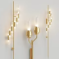Retro Wall Lamp Lu Xu Free Torch Grand Waterfall 3d model