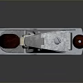 Vintage Carpentry Plane With Metal Body And Wooden Handles For Woodworking