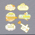 Romantic Love Decorations With Cupid's Arrow Heart Shapes And Sweet Confession Messages