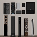 Household appliances audio combination vertical speaker wall-mounted speaker 3d model