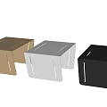 Modern Gray White and Rose Gold Coffee Tables With Geometric Design And Sleek Lines