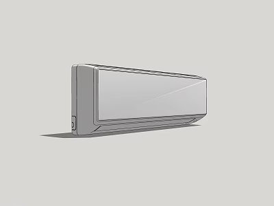 Air Conditioning Fan Modern Sleek Wall Mounted Design For Home Office Cooling Solution 3d model