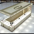 Luxurious Modern Jewelry Store Interior With Display Counters And Lighting Fixtures
