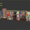 Detailed Space Station Interior Module Design With Control Panels And Equipment Racks