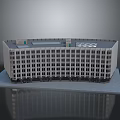 Aerial Planning of Modern Multi Storey Building Model Featuring Neatly Arranged Windows on Grey Base