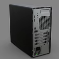 Computer host chassis desktop computer 3d model