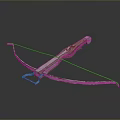 Crossbow Mechanical Crossbow Shift Bow and Arrow Shoot Far Equipment Weapons High-tech Crossbow 3d model