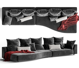 Edra Absolu multiplayer sofa petal sofa 3d model