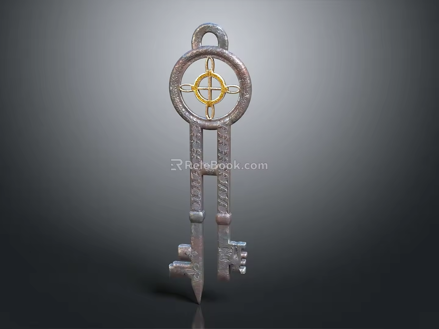 modern key old key antique key classical key 3d model