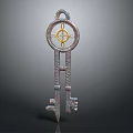 modern key old key antique key classical key 3d model