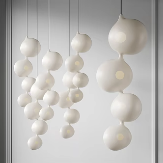 Modern chandelier 3d model