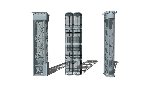 Modern Elevator 3d model