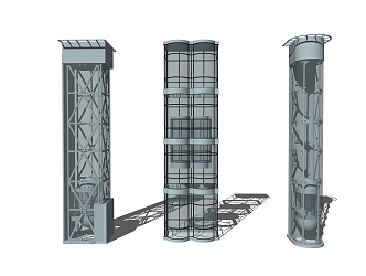 Modern Elevator 3d model