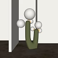 floor lamp cactus floor lamp 3d model