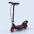 Black And Pink Kids Bicycle With Handlebar Pedal And Stylish Pink Wheels