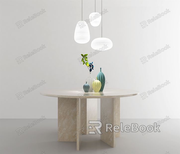 Modern dining table model